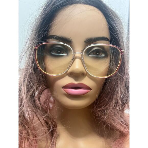 Silhouette Accessories - Vintage Silhouette M1705 Burgundy Translucent Oval Sunglasses 56mm